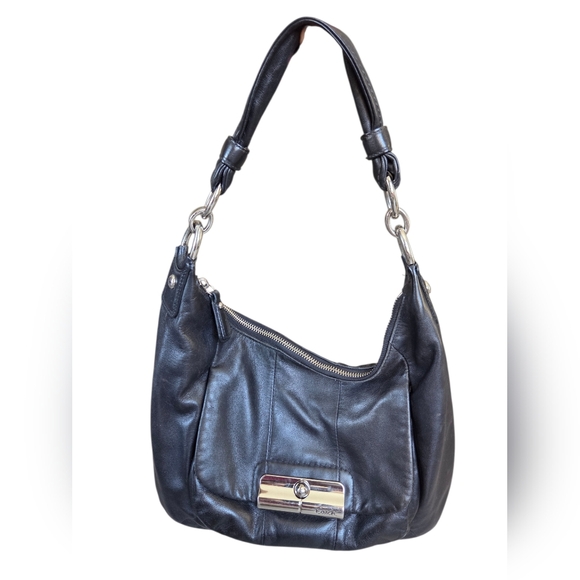 Coach Handbags - Coach Kristin Black Leather Hobo